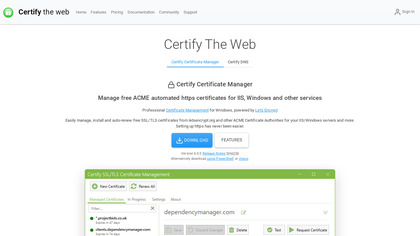 Certify The Web image