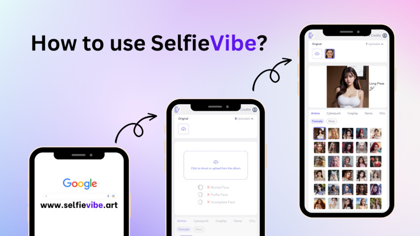 Selfie Vibe Landing Page