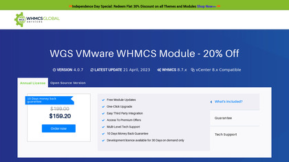 VMware WHMCS Module image