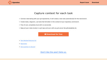 Upnotes image