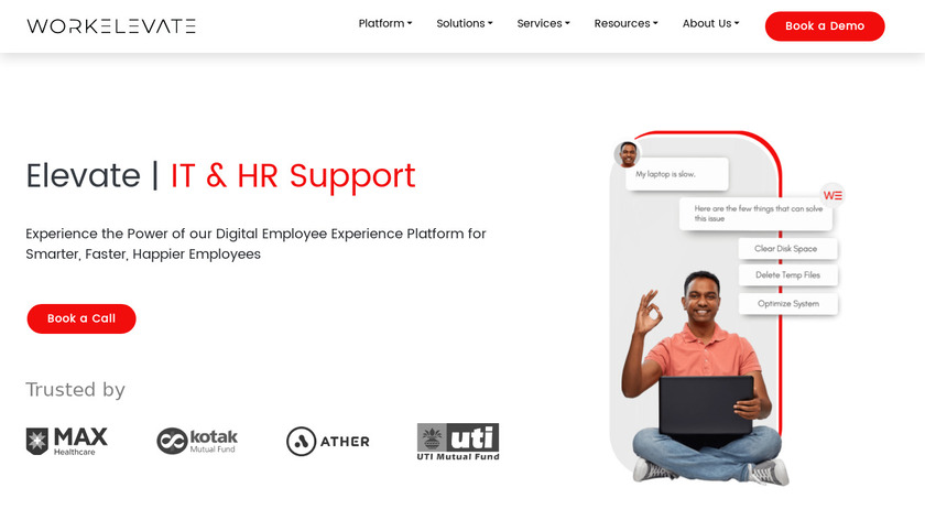Workelevate Landing Page
