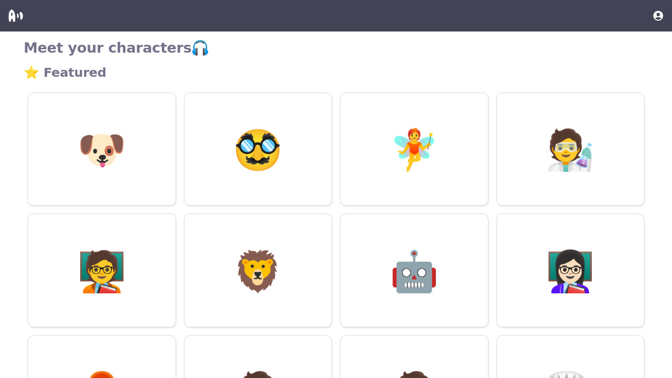 AnimateChat! :) Landing page