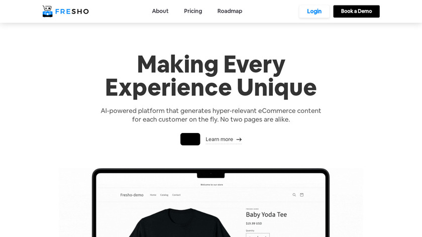 Fresho Landing Page