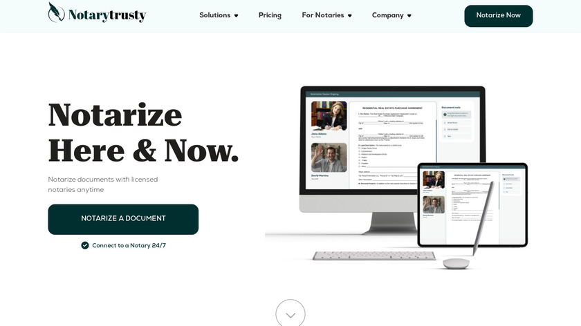 NotaryTrusty.com Landing Page