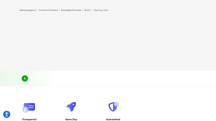 Hopcop Landing Page
