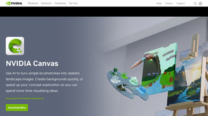 NVIDIA Canvas screenshot