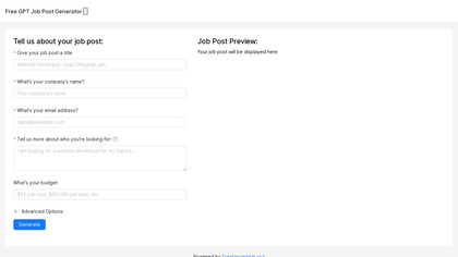 Job Post Generator image