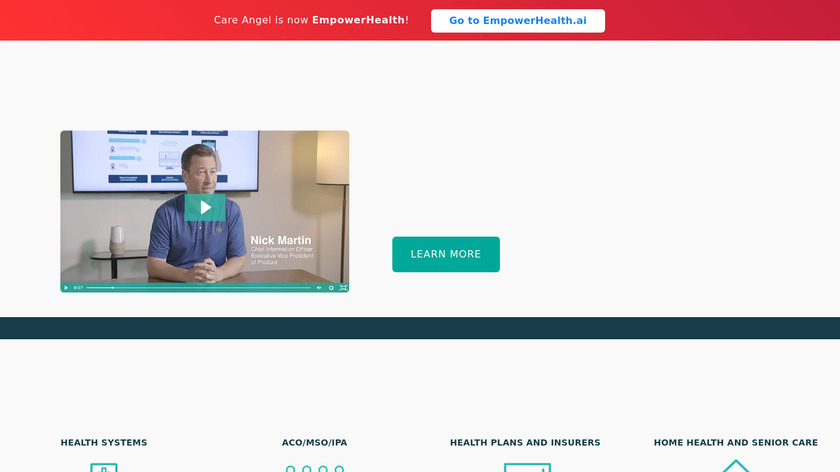 Care Angel Landing Page