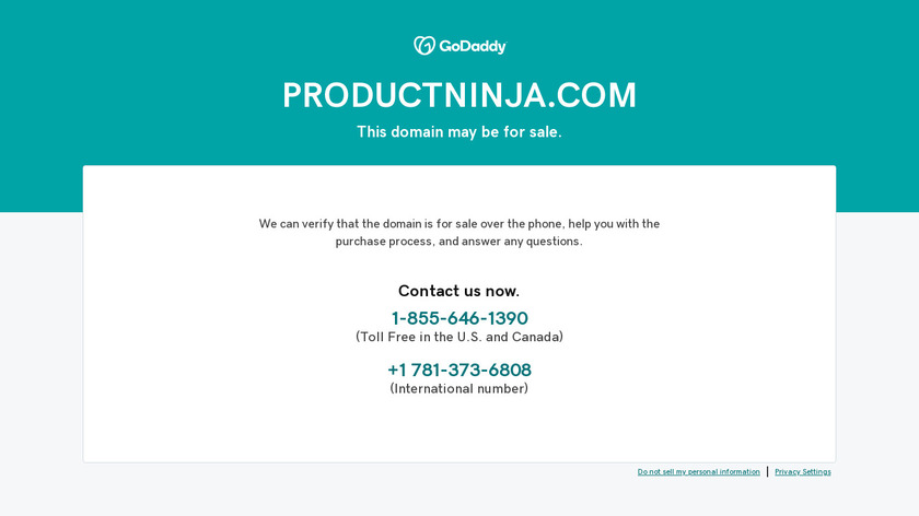 Product Ninja Landing Page