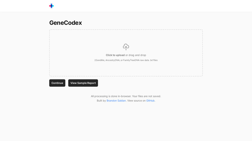 GeneCodex Landing Page
