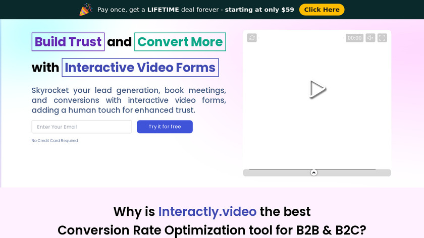 Interactly.video Landing Page