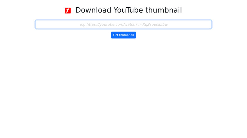 YouTube Thumbnail Landing Page