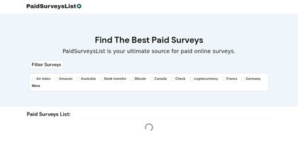 PaidSurveysList image