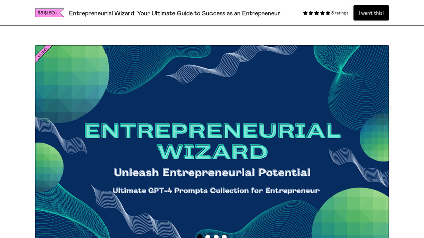 Entrepreneurial Wizard Landing Page