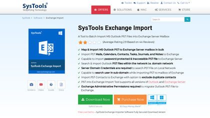 SysTools Exchange Import image