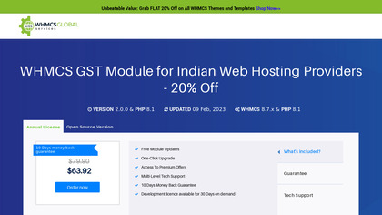 GST WHMCS Module image