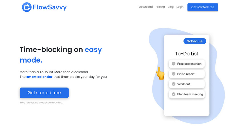 FlowSavvy Landing Page