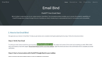 Email Bind image