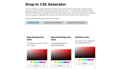 Drop-In CSS image