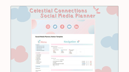 Celestial Connections Social Planner image