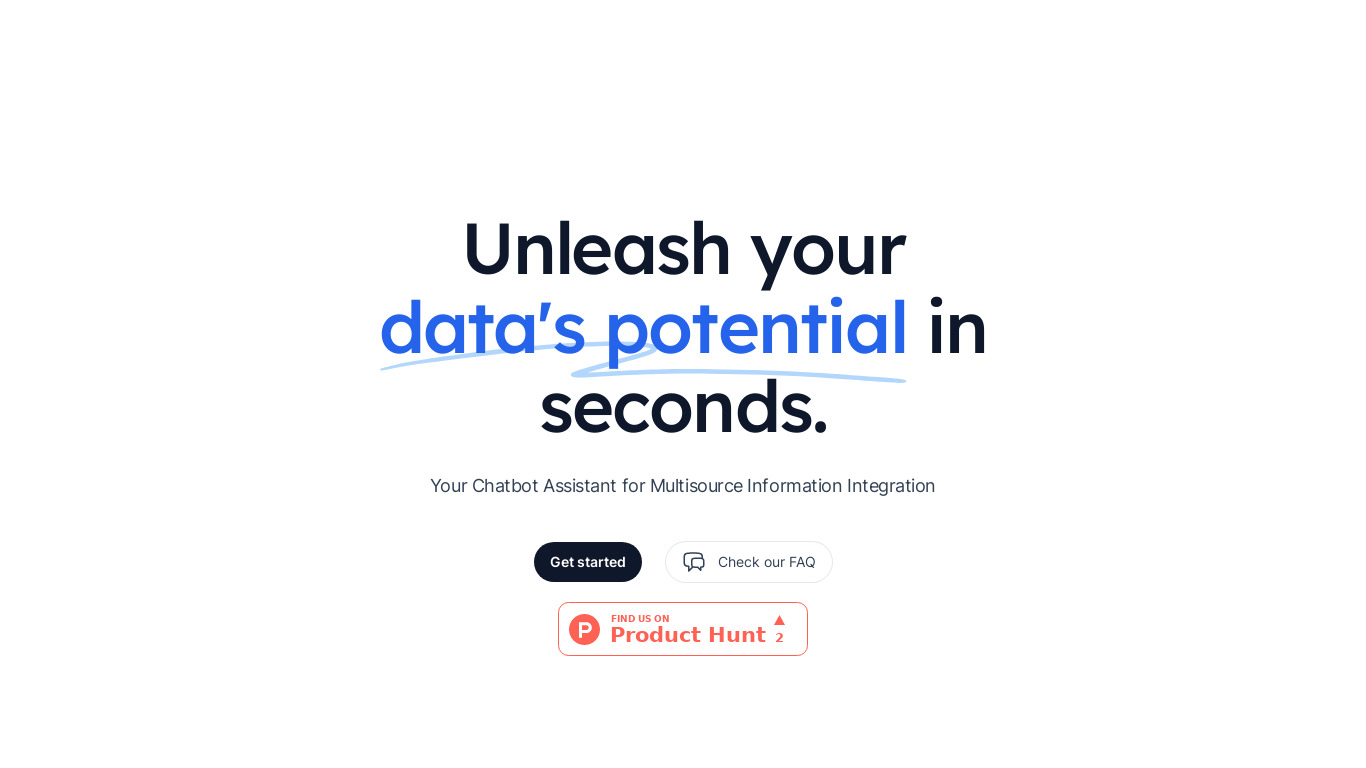Owlbot Landing page