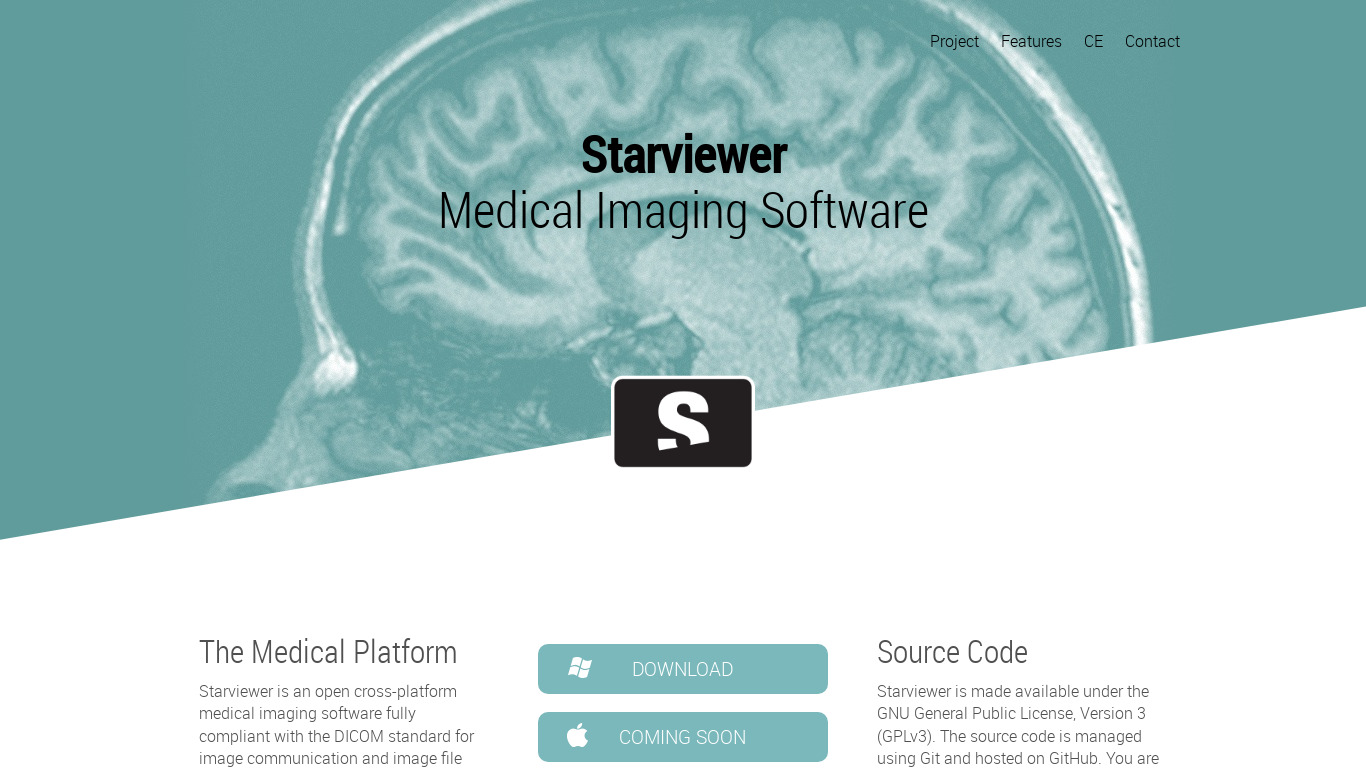 Starviewer Landing page
