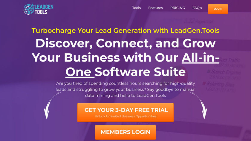 LeadGen.Tools Landing Page