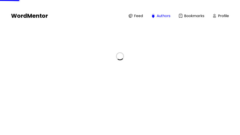 WordMentor Landing Page
