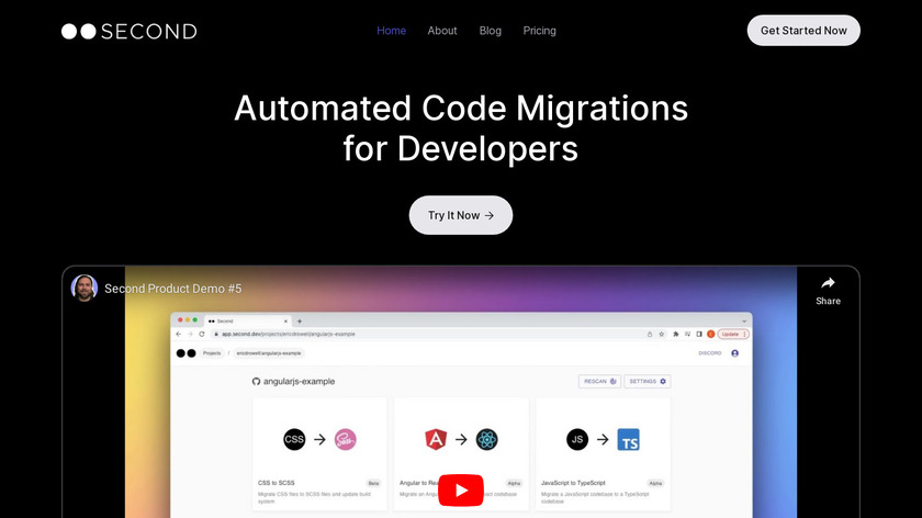 Second Landing Page