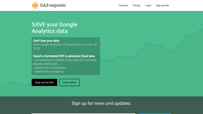 GA3-exporter screenshot