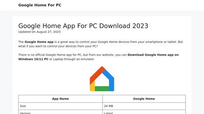 Google Home For PC image