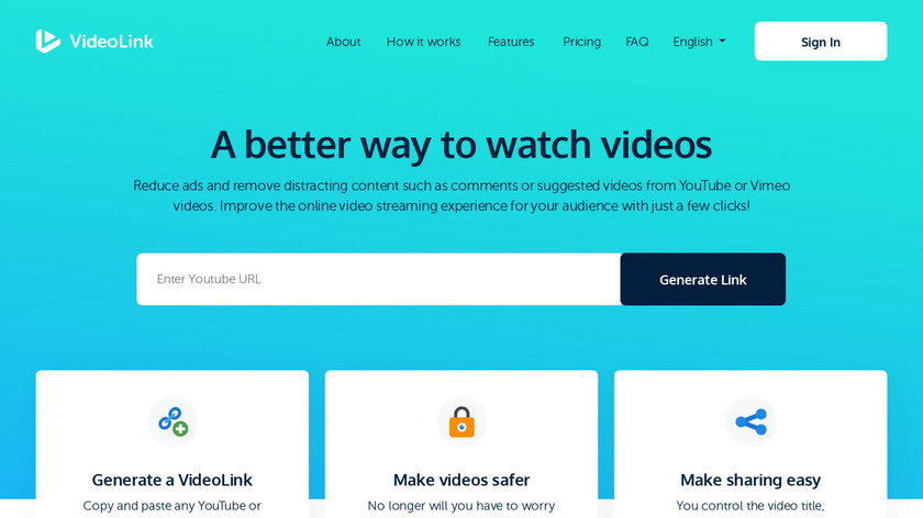 Videolink Landing Page