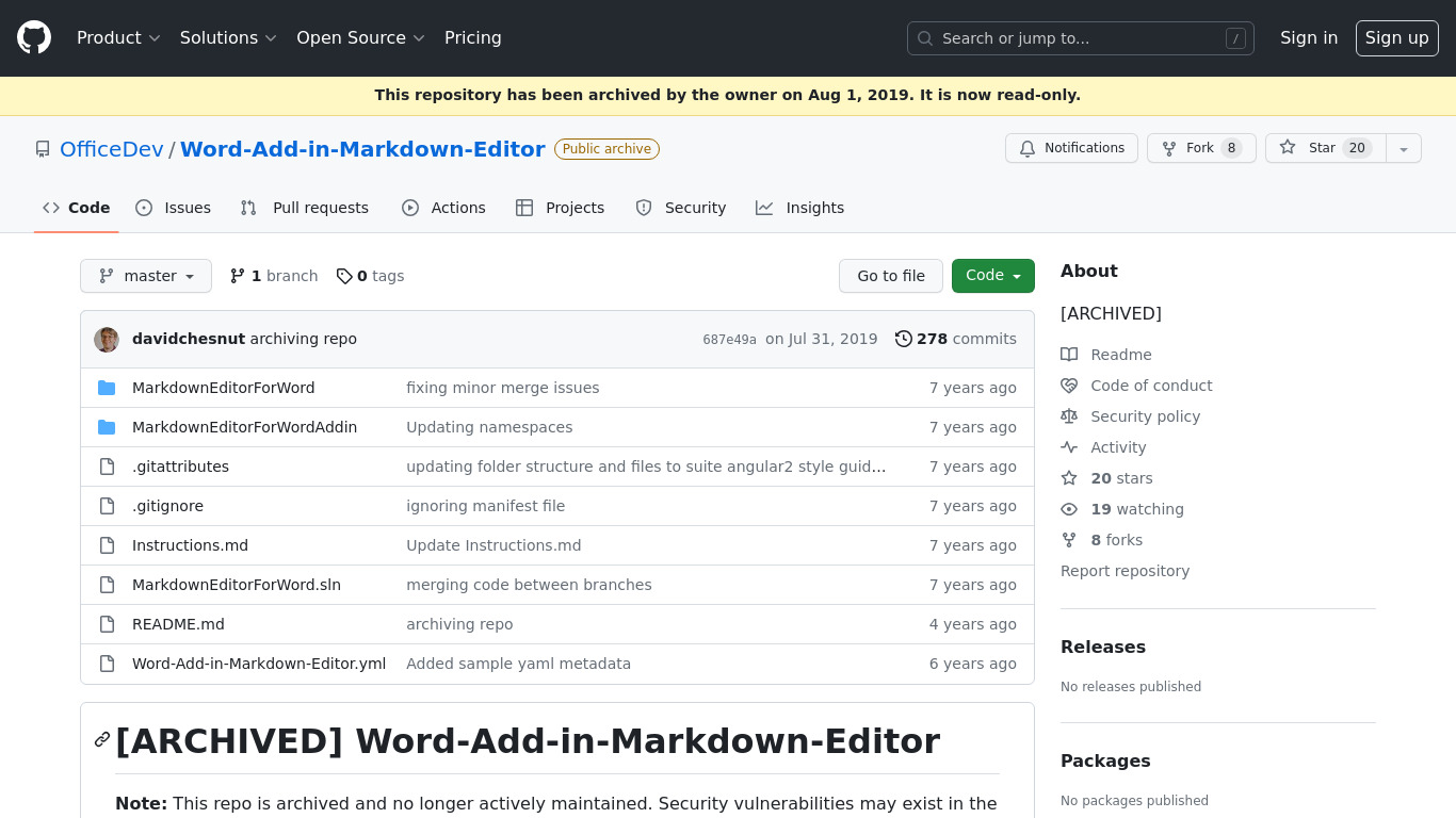 Word-Add-in-Markdown-Editor Landing page