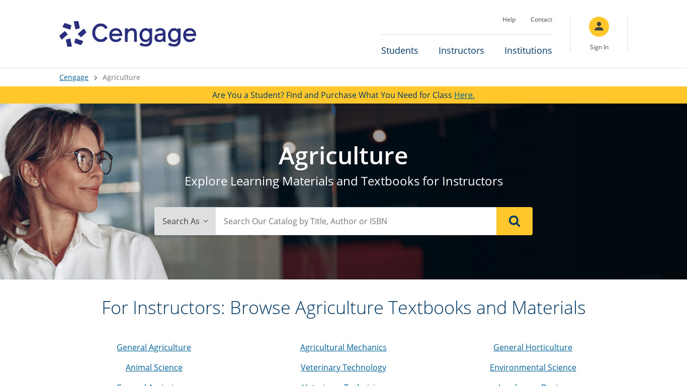 Cengea Agriculture Landing page