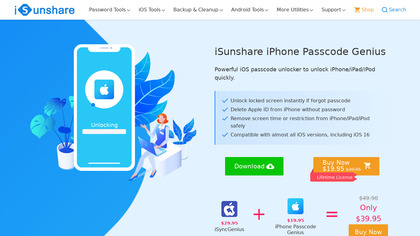iSunshare iPhone Passcode Genius image