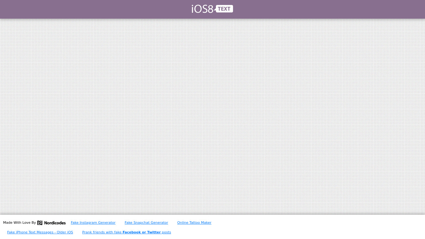 Ios8text Landing page