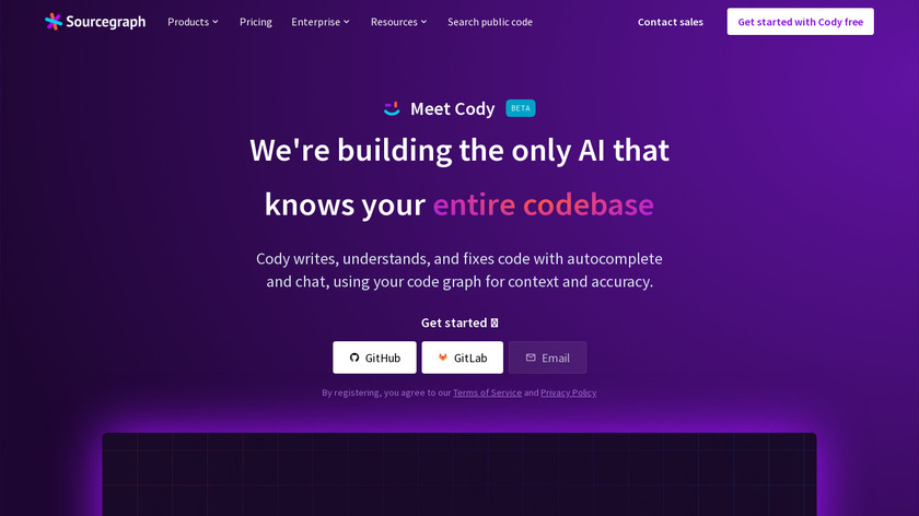 Cody AI Landing Page