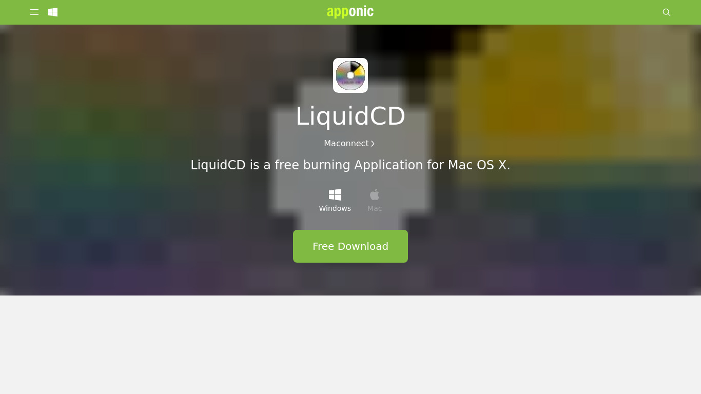 LiquidCD Landing page