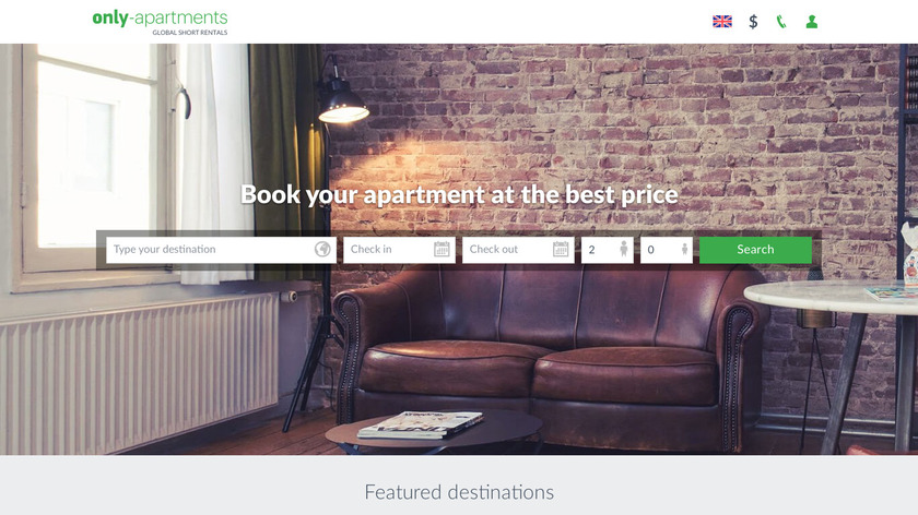Only-Apartments Landing Page