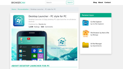 Desktop Launcher – PC style image