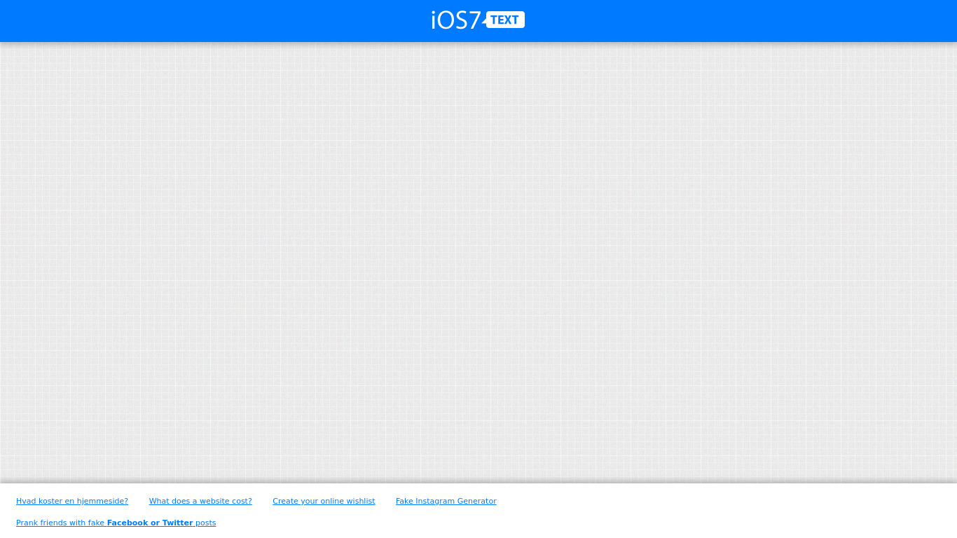 iOS7Text Landing page