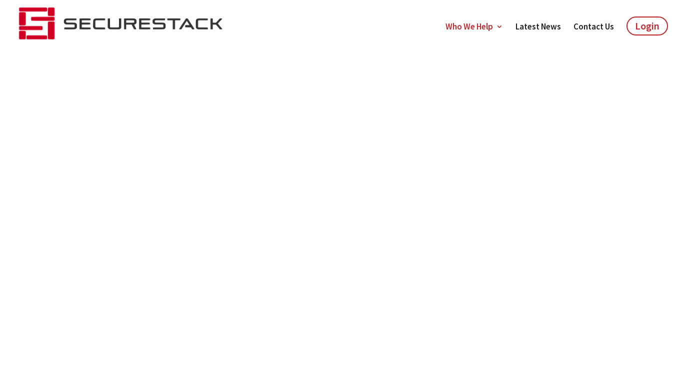SecureStack Landing page