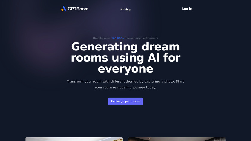 GPTRoom Landing Page