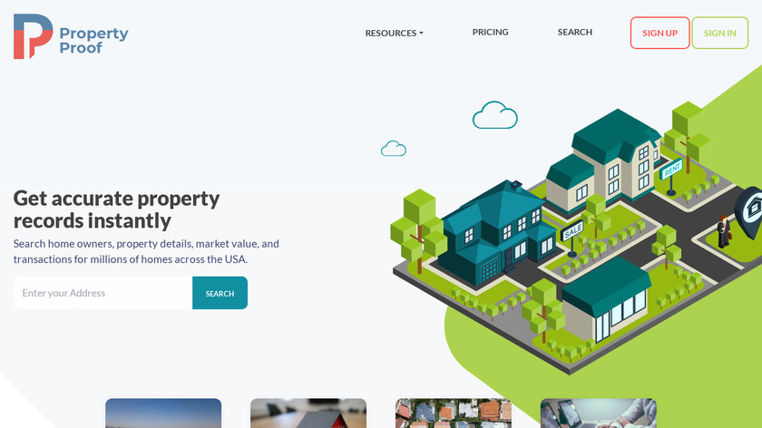 PropertyProof Landing Page