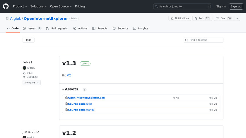 OpenExplorer Landing Page