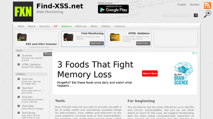 XSS Online screenshot