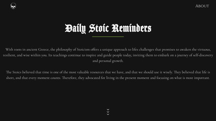 Daily Stoic Reminders image