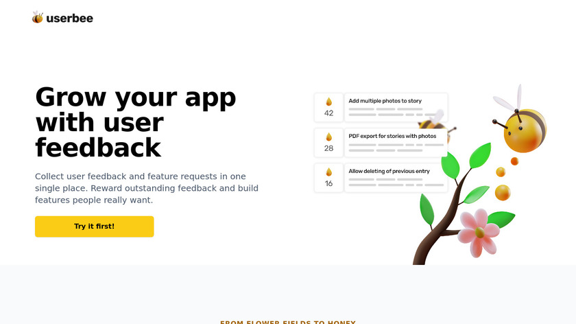Userbee Landing Page