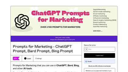 Prompts for Marketing image