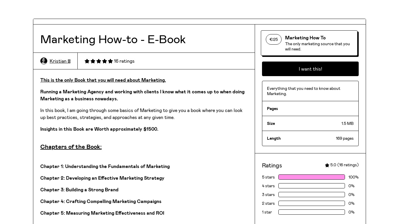 Marketing How-to Landing page